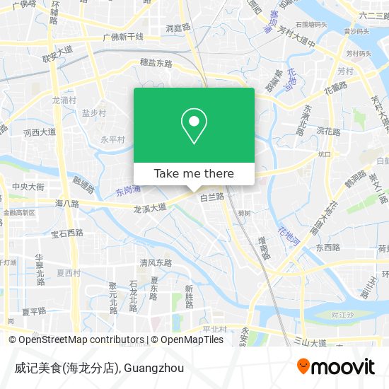 威记美食(海龙分店) map
