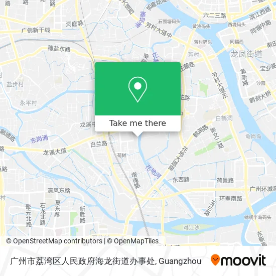 广州市荔湾区人民政府海龙街道办事处 map