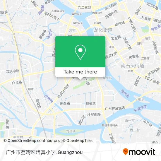 广州市荔湾区培真小学 map