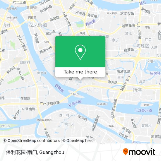 保利花园-南门 map
