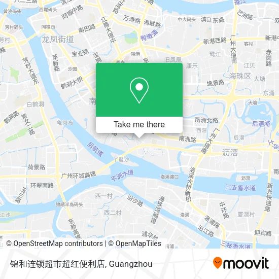 锦和连锁超市超红便利店 map