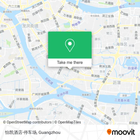怡凯酒店-停车场 map