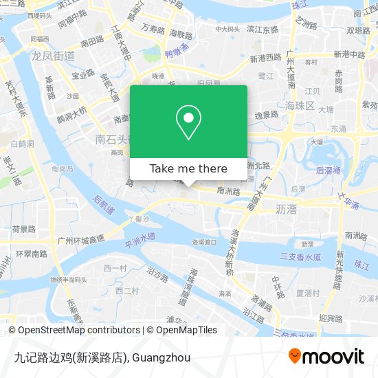 九记路边鸡(新溪路店) map