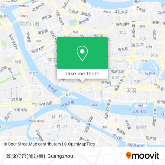 鑫源宾馆(涌边街) map