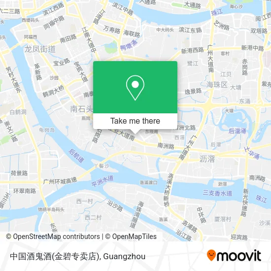 中国酒鬼酒(金碧专卖店) map