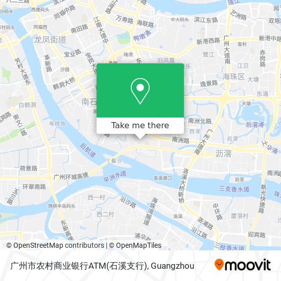 广州市农村商业银行ATM(石溪支行) map