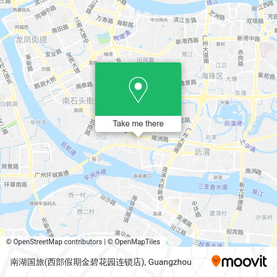 南湖国旅(西部假期金碧花园连锁店) map