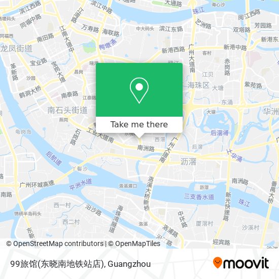 99旅馆(东晓南地铁站店) map