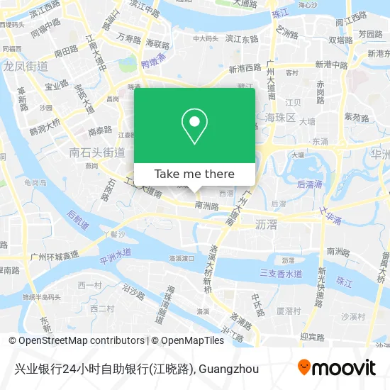兴业银行24小时自助银行(江晓路) map