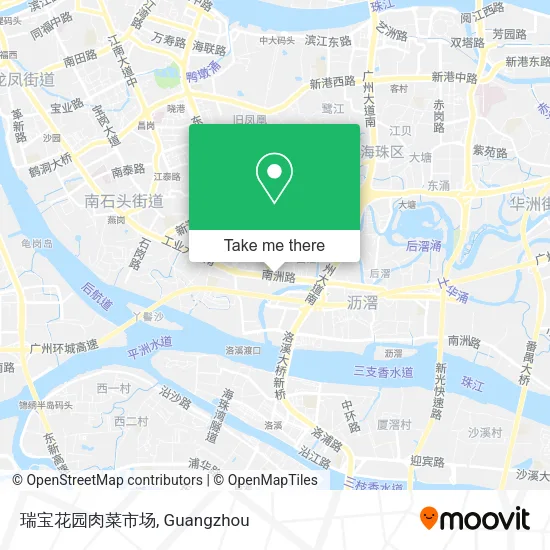 瑞宝花园肉菜市场 map