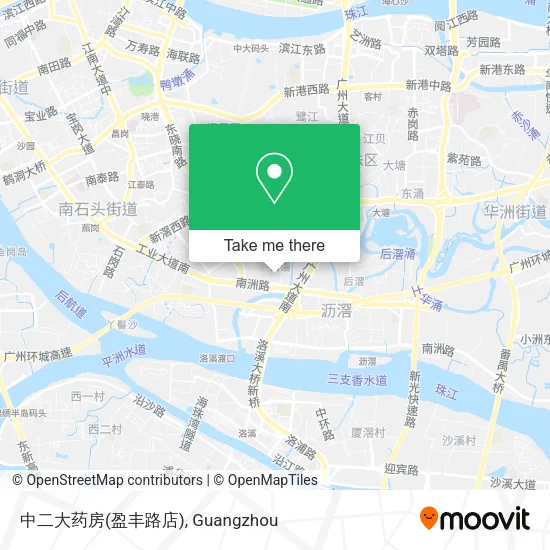 中二大药房(盈丰路店) map