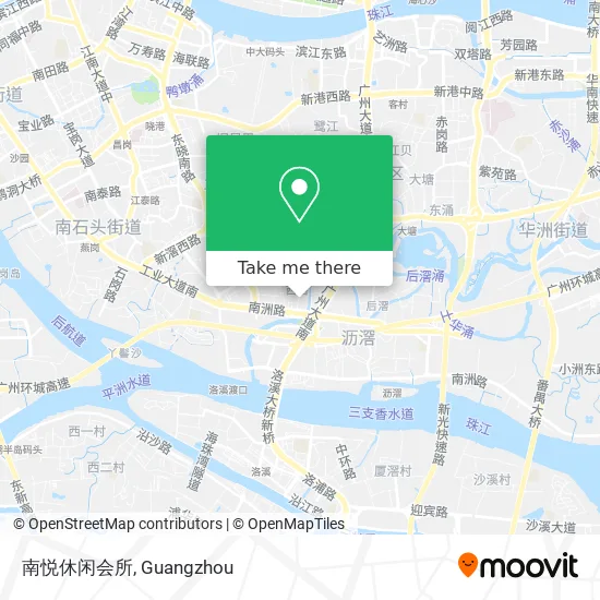 南悦休闲会所 map