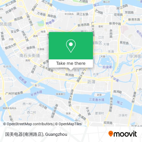 国美电器(南洲路店) map
