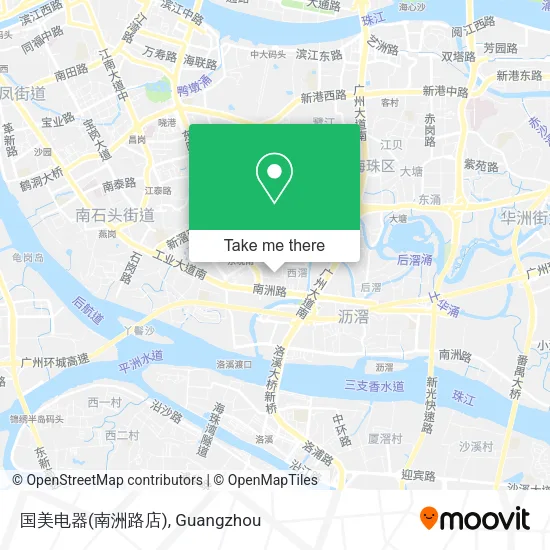 国美电器(南洲路店) map