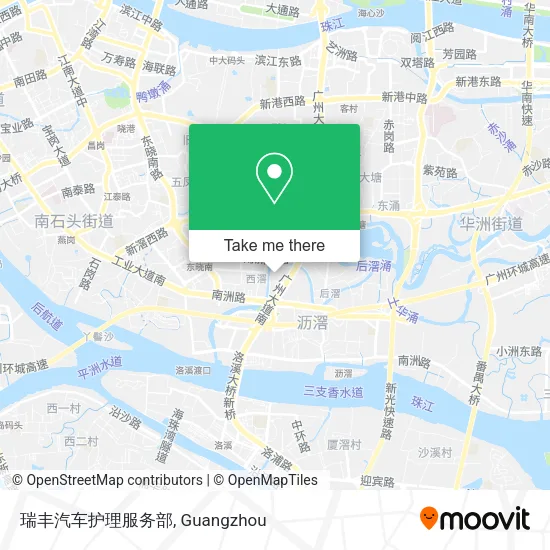瑞丰汽车护理服务部 map