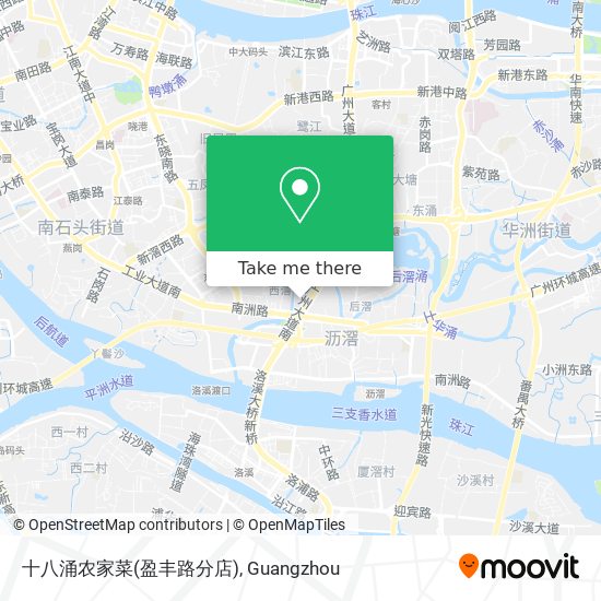十八涌农家菜(盈丰路分店) map