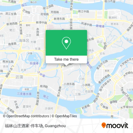 福林山庄酒家-停车场 map