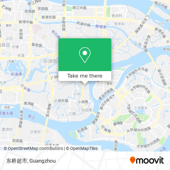 东桥超市 map