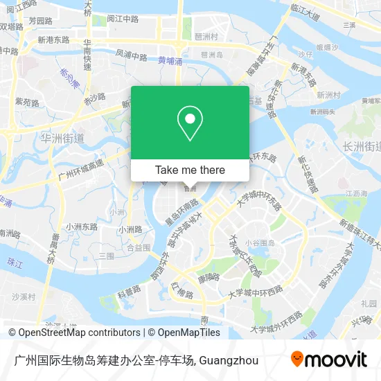 广州国际生物岛筹建办公室-停车场 map