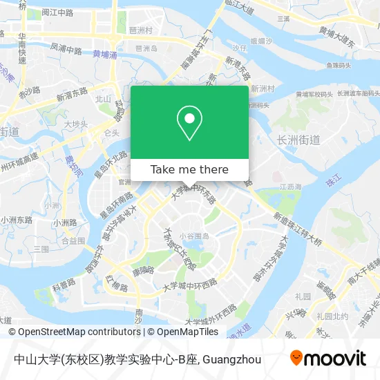 中山大学(东校区)教学实验中心-B座 map
