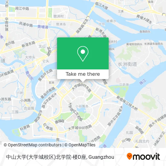 中山大学(大学城校区)北学院-楼D座 map