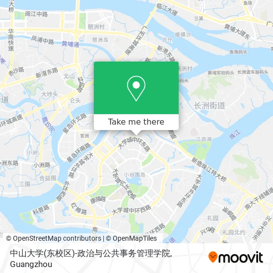 中山大学(东校区)-政治与公共事务管理学院 map