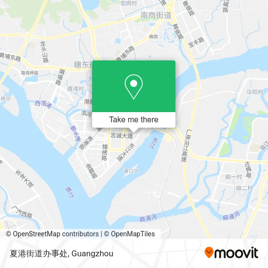 夏港街道办事处 map