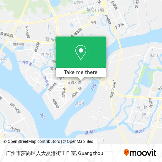 广州市萝岗区人大夏港街工作室 map