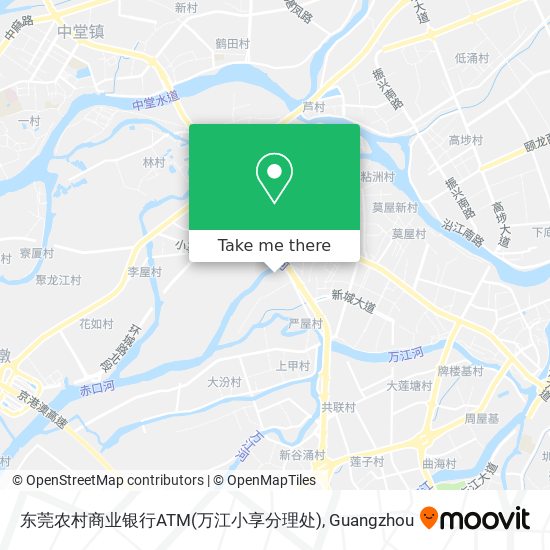 东莞农村商业银行ATM(万江小享分理处) map