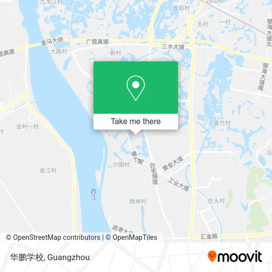 华鹏学校 map