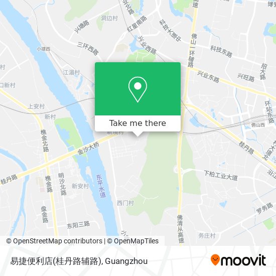 易捷便利店(桂丹路辅路) map