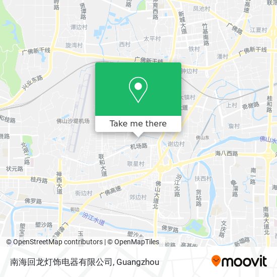 南海回龙灯饰电器有限公司 map