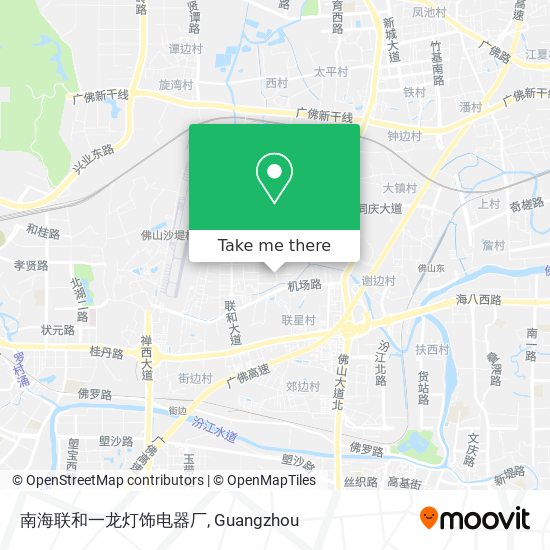 南海联和一龙灯饰电器厂 map