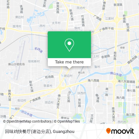 回味鸡快餐厅(谢边分店) map