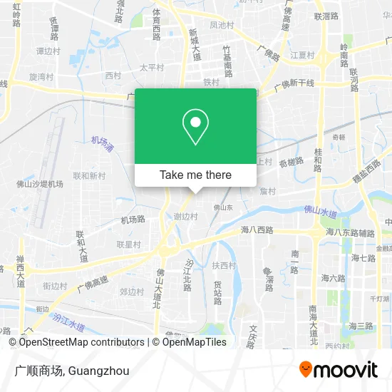 广顺商场 map