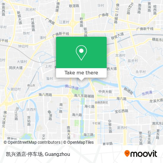 凯兴酒店-停车场 map