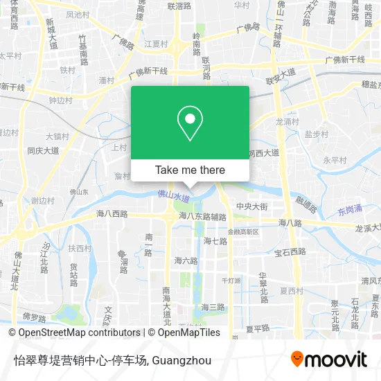怡翠尊堤营销中心-停车场 map