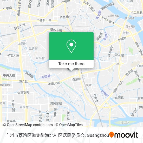 广州市荔湾区海龙街海北社区居民委员会 map