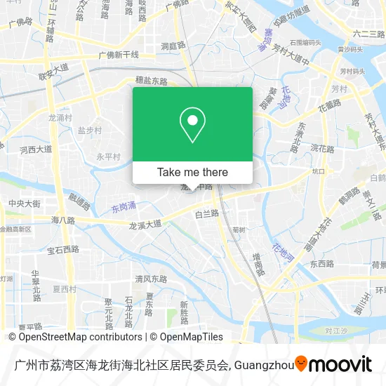 广州市荔湾区海龙街海北社区居民委员会 map
