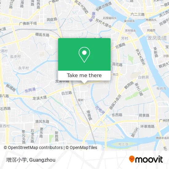 增滘小学 map