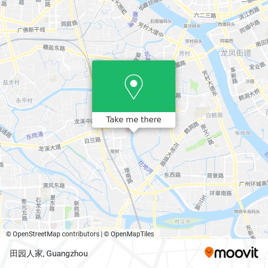 田园人家 map