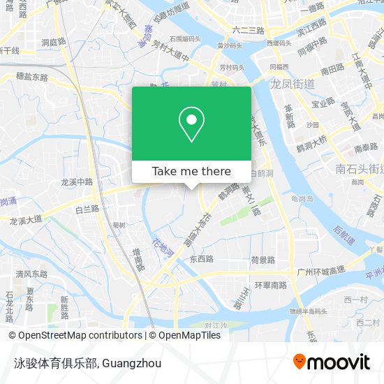 泳骏体育俱乐部 map
