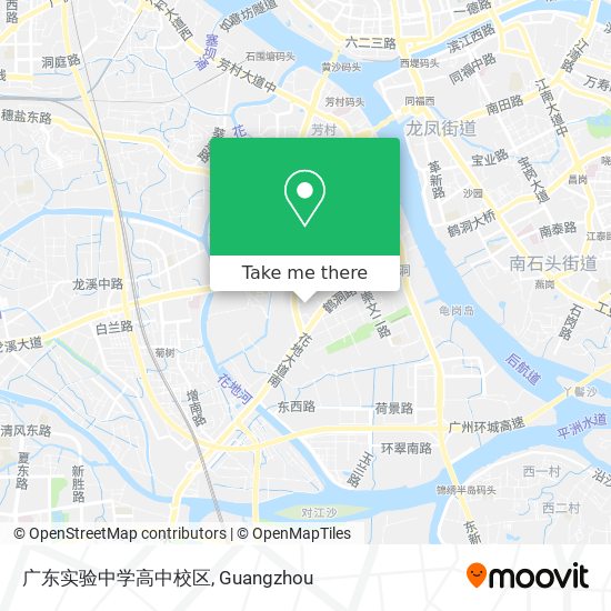 广东实验中学高中校区 map