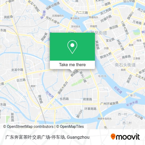 广东奔富茶叶交易广场-停车场 map