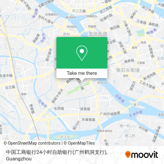 中国工商银行24小时自助银行(广州鹤洞支行) map