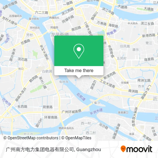 广州南方电力集团电器有限公司 map