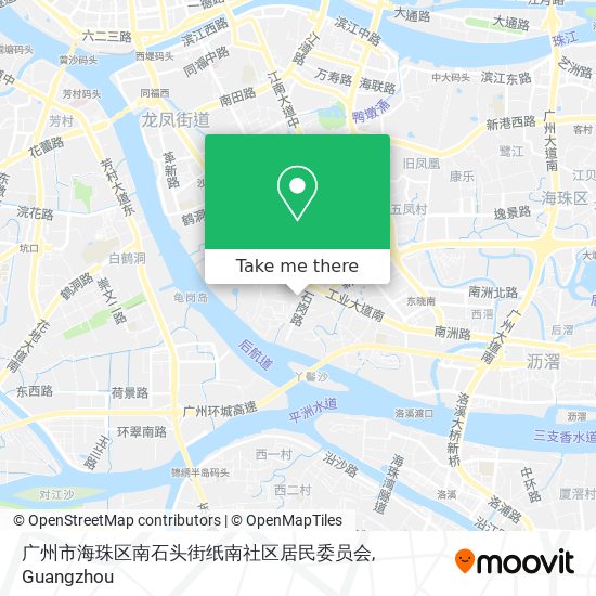 广州市海珠区南石头街纸南社区居民委员会 map