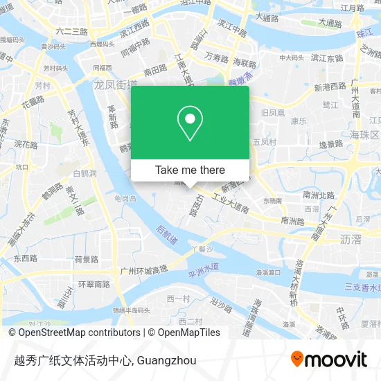 越秀广纸文体活动中心 map