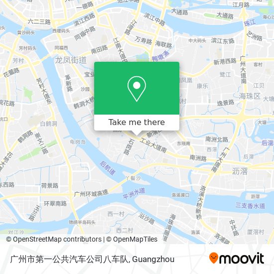 广州市第一公共汽车公司八车队 map