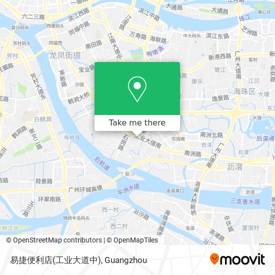易捷便利店(工业大道中) map